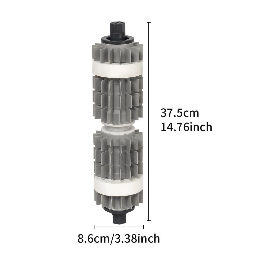 For Dolphin Replacement Rear Dynamic Brush, Compatible with M600 Robotic Pool Cleaner, Restore Wall Climbing Traction & Stability