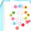 10 Pcs/ Pack Rubber Stamps Set Cute Self Inking Vegetables and Fruit Stamp Toys for Scrapbooking