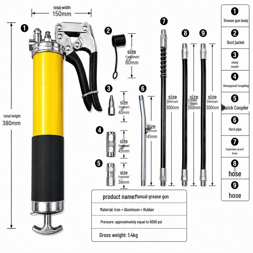 High-Pressure Pistol-Type Labor-Saving Grease Gun