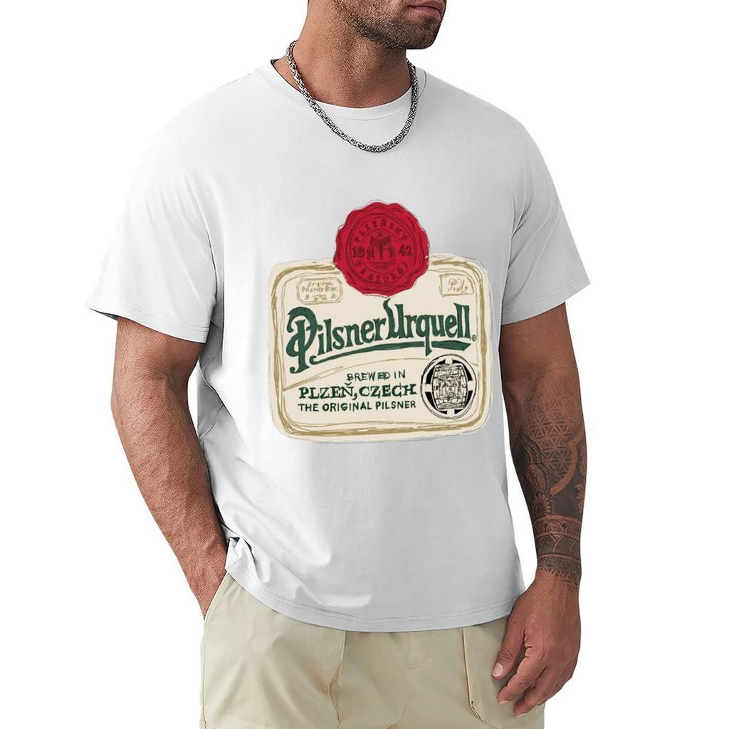 Pilsner Urquell POP Classic T-shirt Zacht Duurzaam Katoenen T-shirt