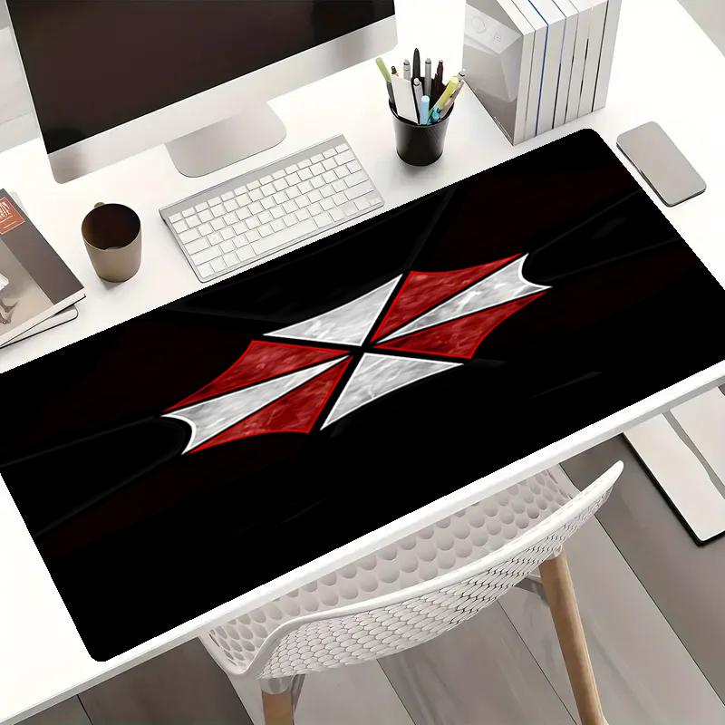 Resident Evil Theme Mouse Pad, Non Slip Rubber Base, Multifunctional Office & Home Decor, Perfect for Workspace Personalization.