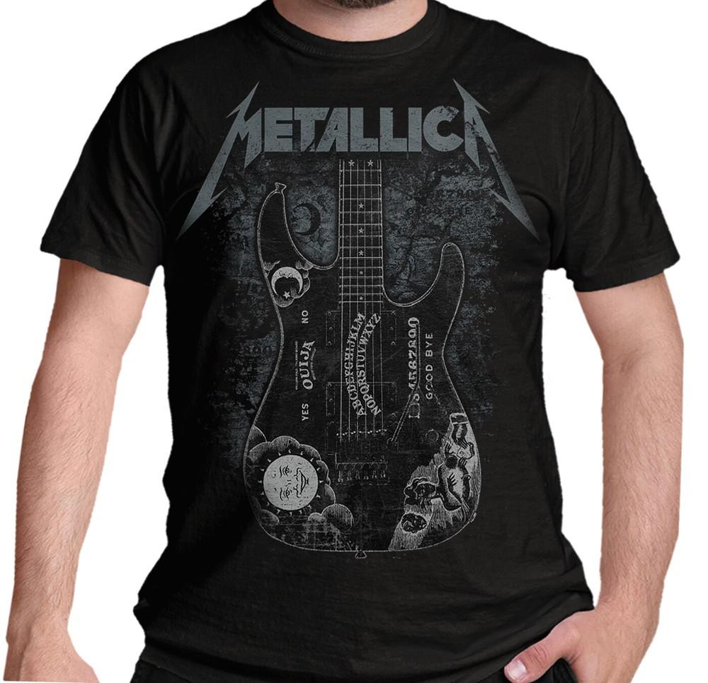 

Metallica T Shirt Ouija Guitar Kirk Hammett Black New M