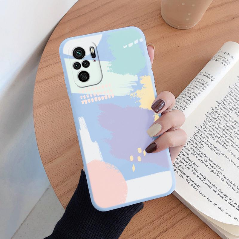 Case For Xiaomi Poco M5S C71 X7 C75 M6 Leopard Soft Silicone Back Cover Phone Case Protective Coque Shell Leopard Painted Bags