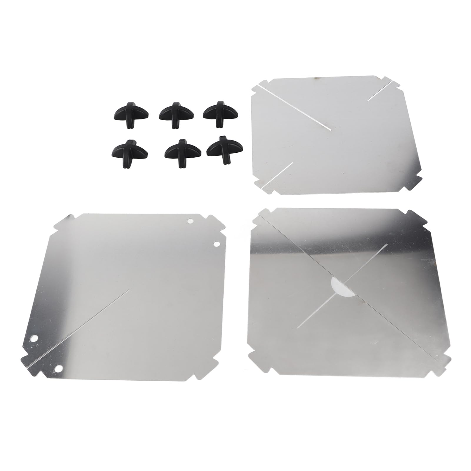 

J-ouuo10pcs Octahedral Type Aluminum Radar Reflectors 12x12 Inches for Sailboats Motorboat