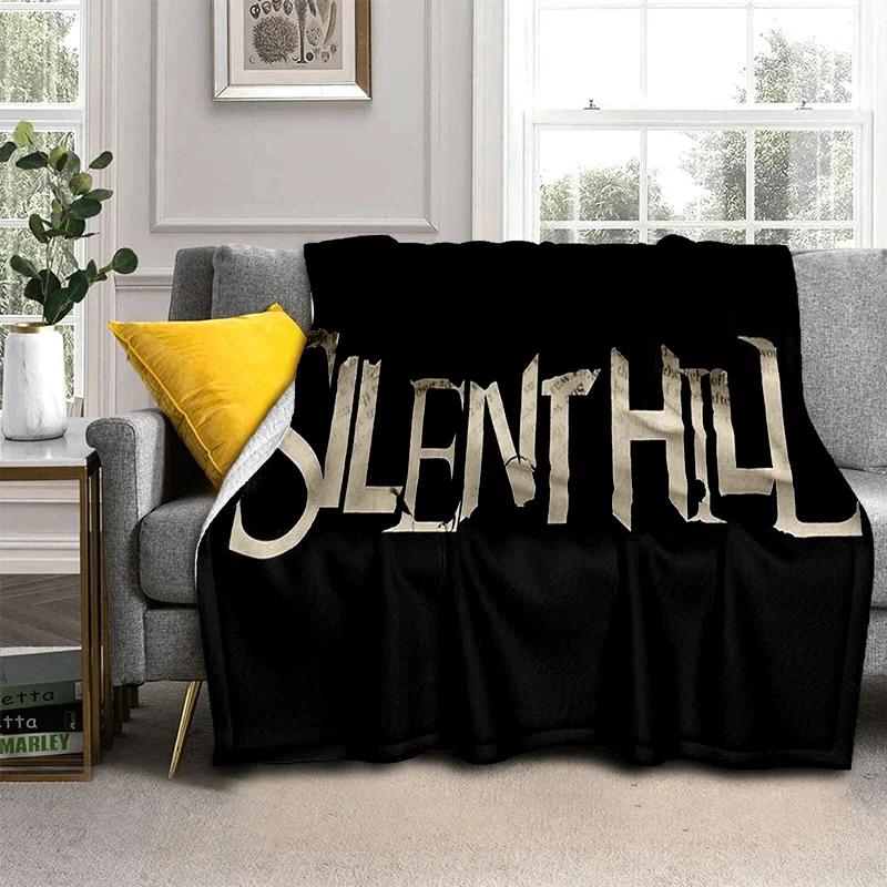 3D Silent Hill HD Horror Movie Game Blanket,Soft Throw Blanket for Home Bedroom Bed Sofa Picnic Travel Office Cover Blanket Kids