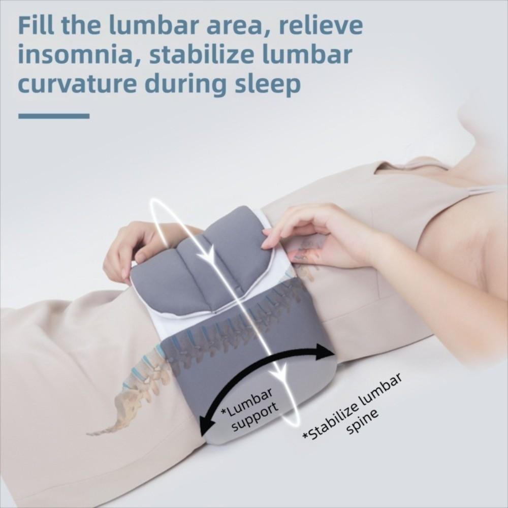 Comfortable Unisex Sleep Pillow Waist Protection Lumbar Cushion Belt Bed Sleeping