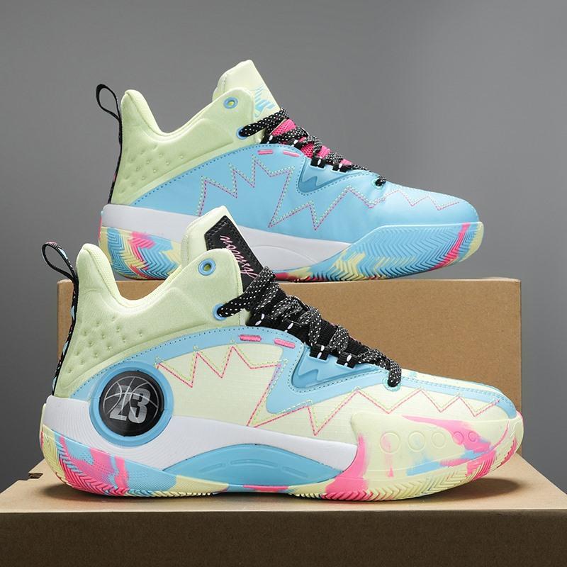 High-quality Basketball Shoes Have Sound, Non-slip, Wear-resistant and Shock-absorbing Actual Combat, Lightweight Soft-soled Student Youth Game Shoes