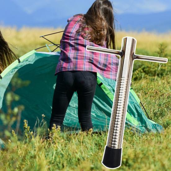 Eisfischen Bohrer Hart Anti-Rutsch Verschleißfest Wiederverwendbar Arbeitssparend Zelt Spiralhering Tragbar Eisfischen Nagelbohrer Handwerkzeug für Outdoor