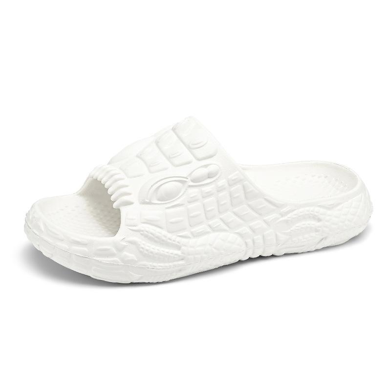 

Slippers men s outer wear summer 2025 new bathroom non-slip cool slippers bathing fashion deodorant relief crocodile pattern wear-resistant 45