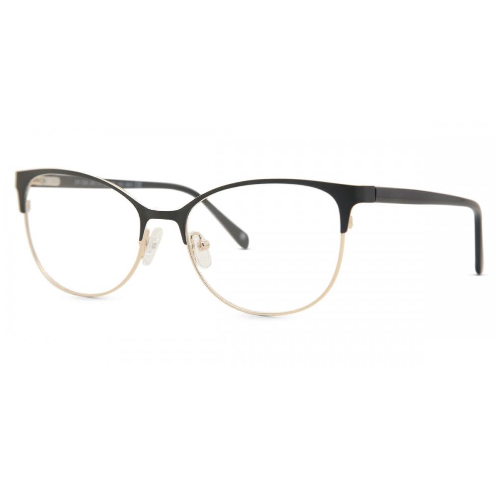 Full Rim Cat Eye Black Gold Smartbuy CollectiOn Ayaka With Clip On Df 300 02m fashiOn Women Eyeglasses