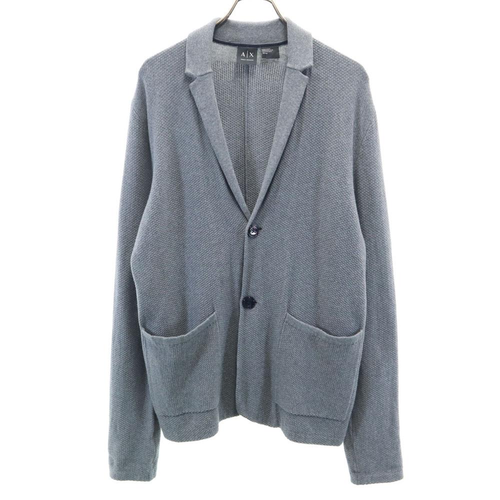 Armani Exchange Long Sleeve Knit Cardigan M Gray Men's Used