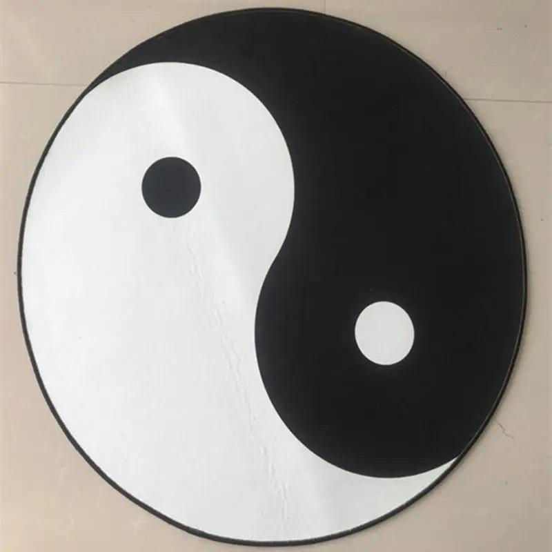 Taoistisches Tai Chi Bagua Teppich Meditationskissen Zen Matte Gang Decke Anti-Rutsch Chinesisches Wohnzimmer Übung 60X60cm