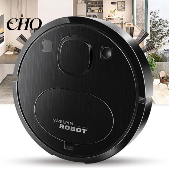 Quiet Cleaning Robot Sweeping Powerful Low Noise Slim Body Efficient Floor Sweeper Cleaner USB Charging 1200mAh Battery Long-Lasting Vacuum
