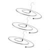 Spirals Drying Rack Indoor Outdoor Use Thick Metal Frame Corrosion Resistant HX6C