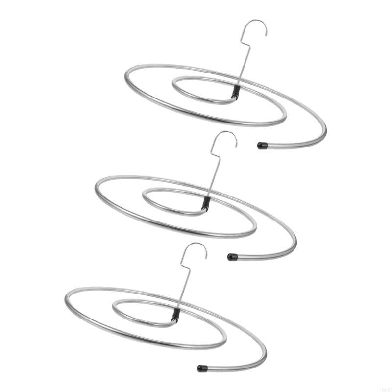 Spirals Drying Rack Indoor Outdoor Use Thick Metal Frame Corrosion Resistant HX6C