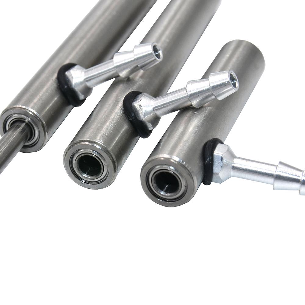 4mm RC Boat Parts Shaft Kit Steel Shaft+ Sleeve Tube+ Propeller+Universal Joint with Oil Nozzle For RC Boat Jet Marin Parts