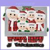 Charming Family Resin Christmas Ornaments For Joyful Holiday Tree Dcor
