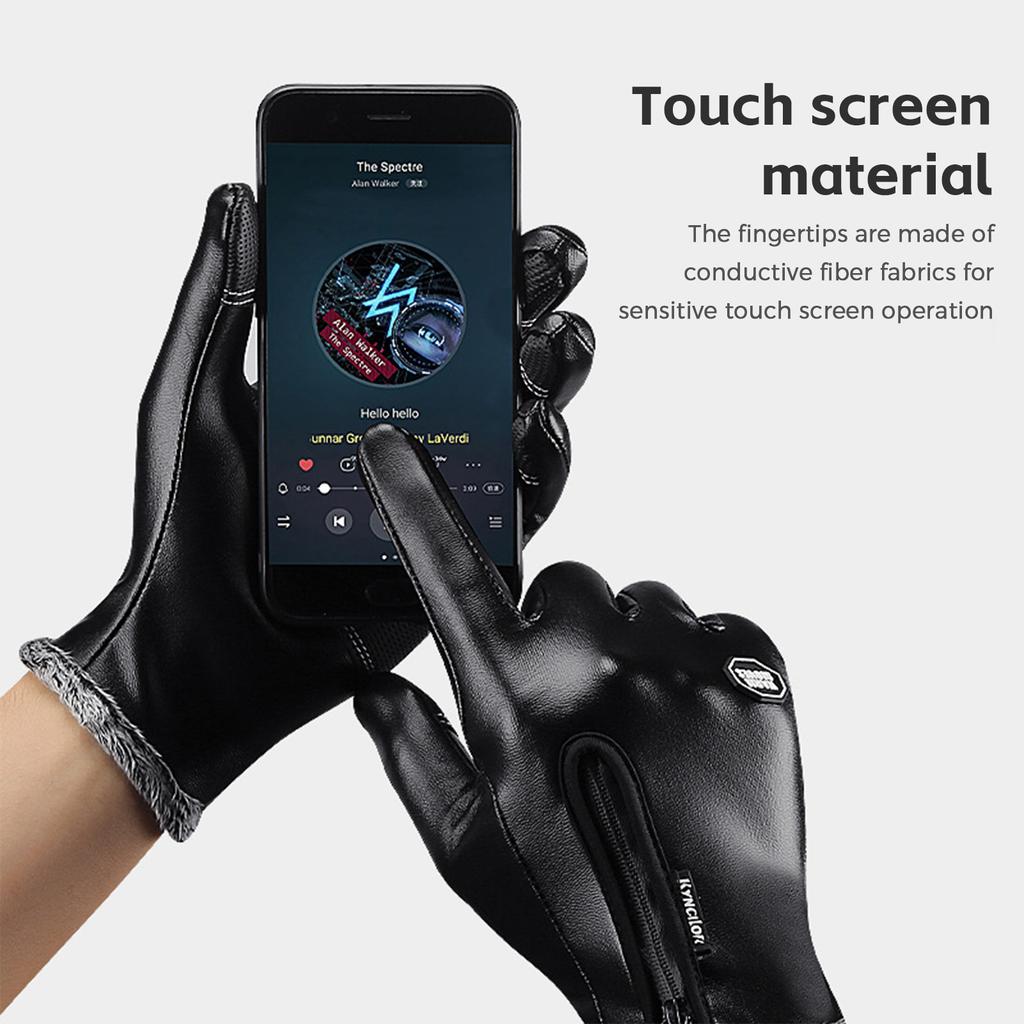 Winter Gloves Windproof Warm Touchscreen Gloves Thermal Waterproof Protective Gloves