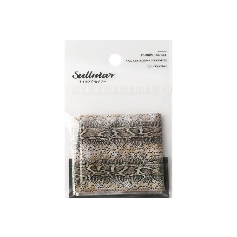 Starry Sky Nail Art Transfer Stickers: Lace & Leopard Laser Prints
