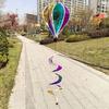 Plastic Material Wind Spinners Giant Size Whirligigs Courtyard Pinwheels  Garden Decor