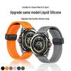 22/20mm Silicone Sport Strap for Xiaomi S4/S3 Watch with Magnetic Buckle and Breathable Design