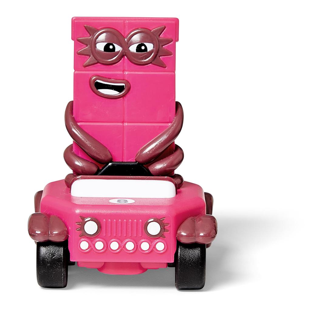 Numberblocks Numberblocks Miniature Car Figure Character Authentic Set, 6-10 Cars, 5-Piece Set, 96928,