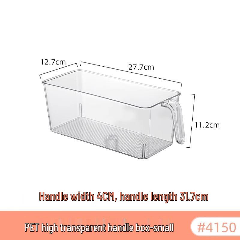 Extra Long 40cm Transparent Narrow Storage Box, 15cm Wide, Waterproof Drawer Organizer