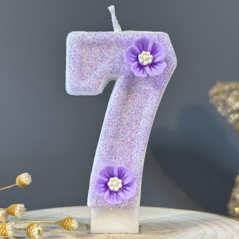 Creative Birthday Candle for Girls - Number One Cake Decoration for Baby and Children