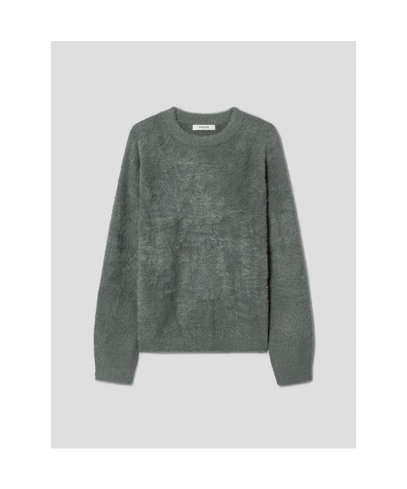8seconds Hairy Knit Pullover Green