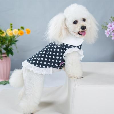 Sommer Haustier Kleidung Hund Dot Kleidung Weibliche Hunde Baumwolle Prinzessin Kleid Teddy Hund Kleid Sommer Kleid Hund Kleidung Für Kleine Hunde