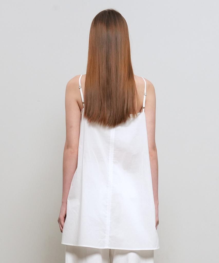 GENERALIDEA Cotton Sleeveless Dress [White] / Gf2Lop508