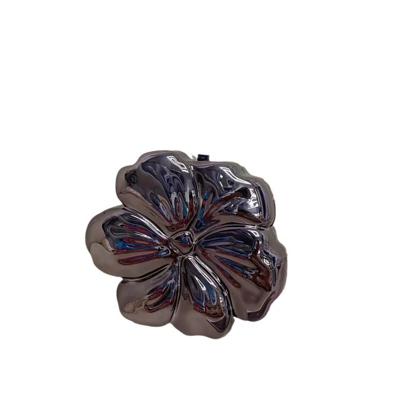 Acrylic Flower Shape Crossbody Bag Small Hard Shell Handbag With Lock Women Daily Wear