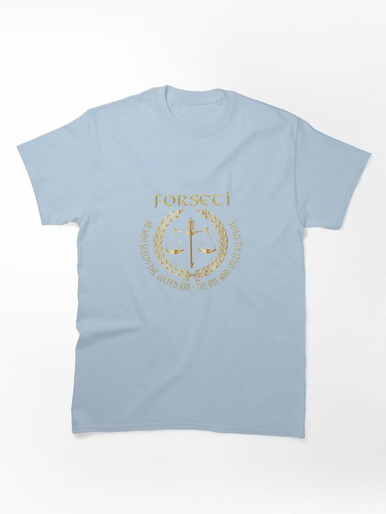 Golden Axe Forseti, Norse God of Justice Classic T-Shirt