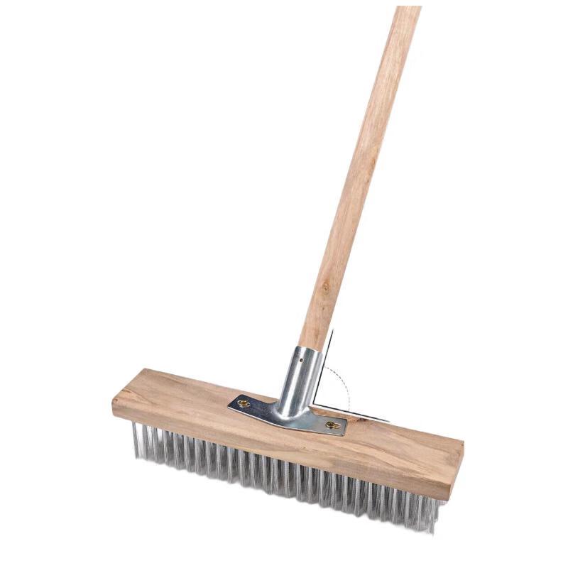 Heavy-Duty Stainless Steel Wire Floor Brush