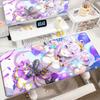 Hhololive Kawaii Nekomata Okayu Mouse Pad Computer Anime Extended Desk Mats Nonslip Laptop Gamer Carpet PC Rubber Accessories