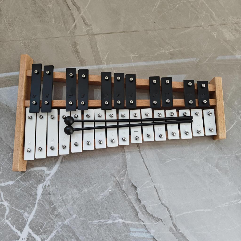 27-Note Steel Glockenspiel Xylophone: Perfect for Beginners, Christmas Gifts, and Early Childhood Education.