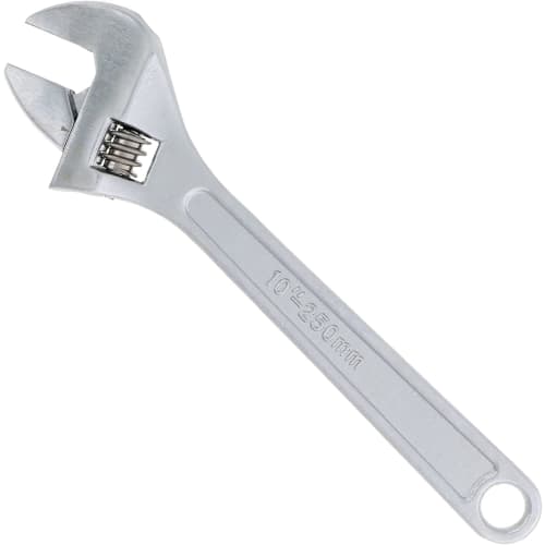 Takagi Adjustable Wrench, 250mm (Maximum Opening Width: Approx. 30mm) for Tightening Bolts and Nuts, with Measuring Tape, Adjustable, for Water Supply