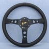 JDM MOD.07 Black Edition Steering Wheel Universal Deep Dish Racing Sports Steering Wheel