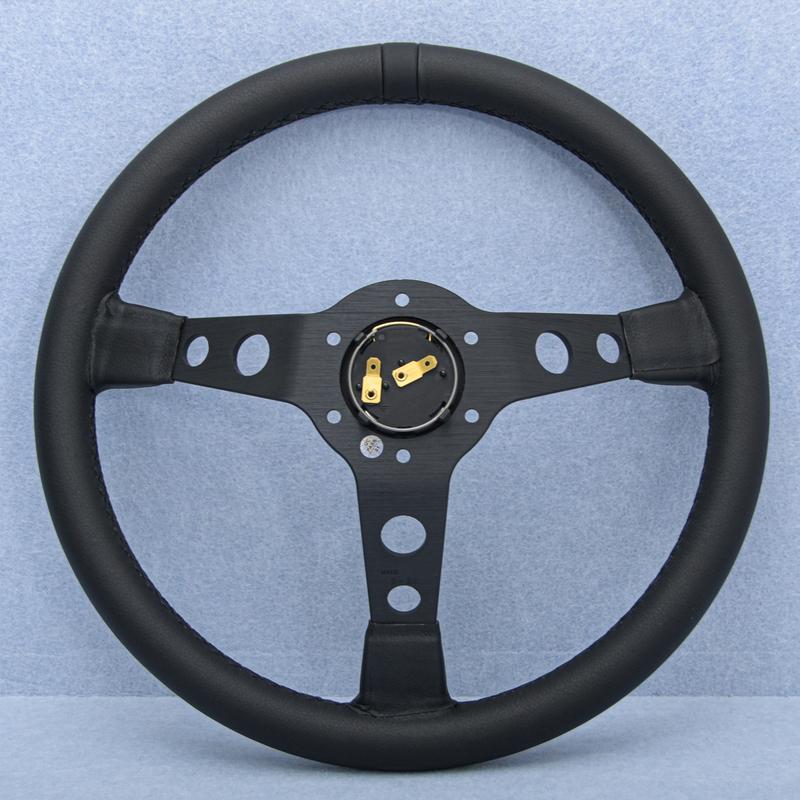 JDM MOD.07 Black Edition Steering Wheel Universal Deep Dish Racing Sports Steering Wheel