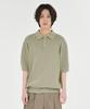 Beulaunyadeu Knit Polo Shirt, Vintage Khaki
