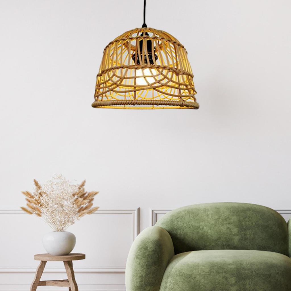 Chandelier And Pendant Lamp Shade Hand-Woven Ceiling Light Cover with Details Suitable for Gifts