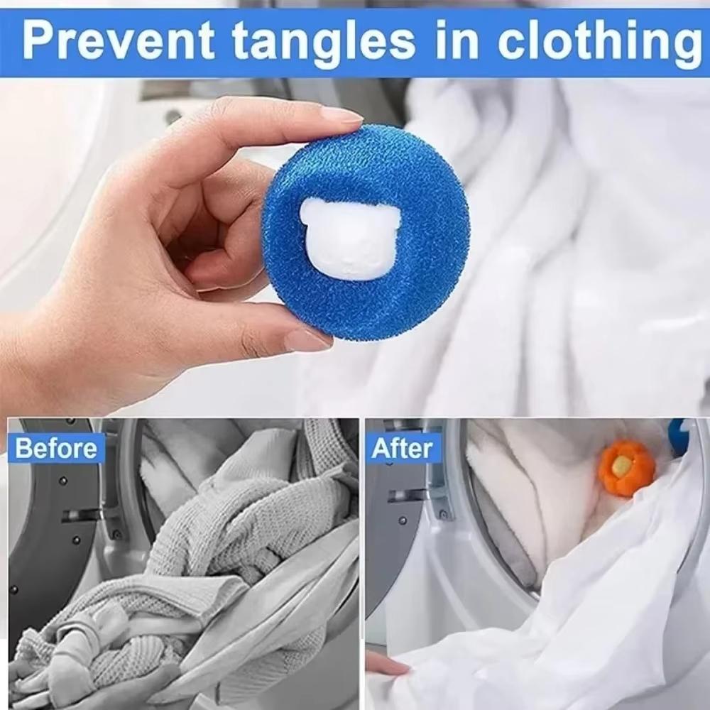 Pet Adhesive Ball Washing Sponge Cleaning Balls Pet Hair Collector for Washing Machine Reusable Laundry