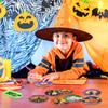 JANLOFO Halloween Set of Diamond Art Halloween Diamond Art Halloween Handmade Craft Kit Coasters, 8, Coasters, Gift, Kit, Beginner's Decoration, Kit,