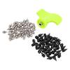 100PCS Track Spikes Alloy Steel 1Celsius4 Inch Track Shoe Spikes Replacement with Spike Wrench for Sprint Sports Running