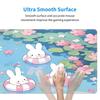 Gaming keyboardpad Office Soft Non-Slip Carpet Rubber Mice Pad New Models Cute Rabbit Pink Anime Mousepad Home HD Print Mousepad