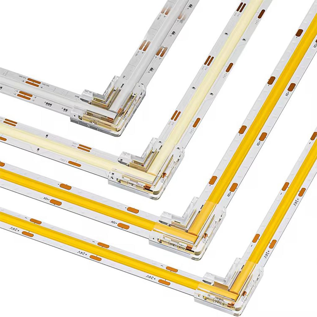 10mm Two-color COB "L" Angle Connector