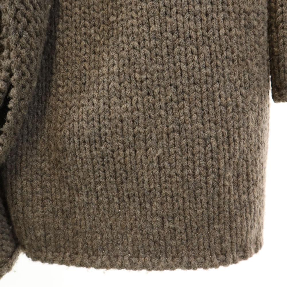 FOXEY Knit Coat F Ash Brown Women Used