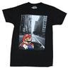 Super Mario Brothers Mens T-shirt Sewer Lid Popping NYC Mario Image