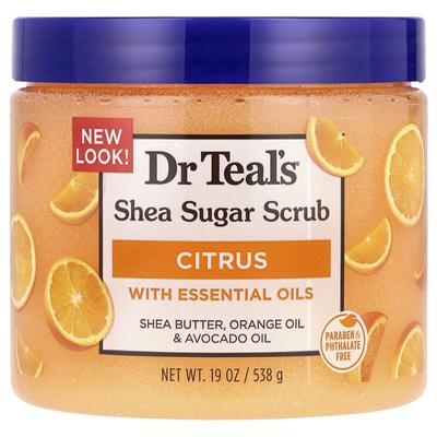 Peeling cukrowy Shea, cytrusowy, 19 uncji (538 gramów)