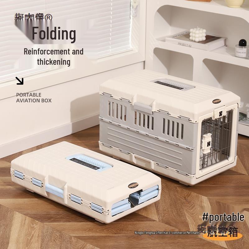 Foldable Pet Airline Carrier for Cats & Small Dogs - Alice Model